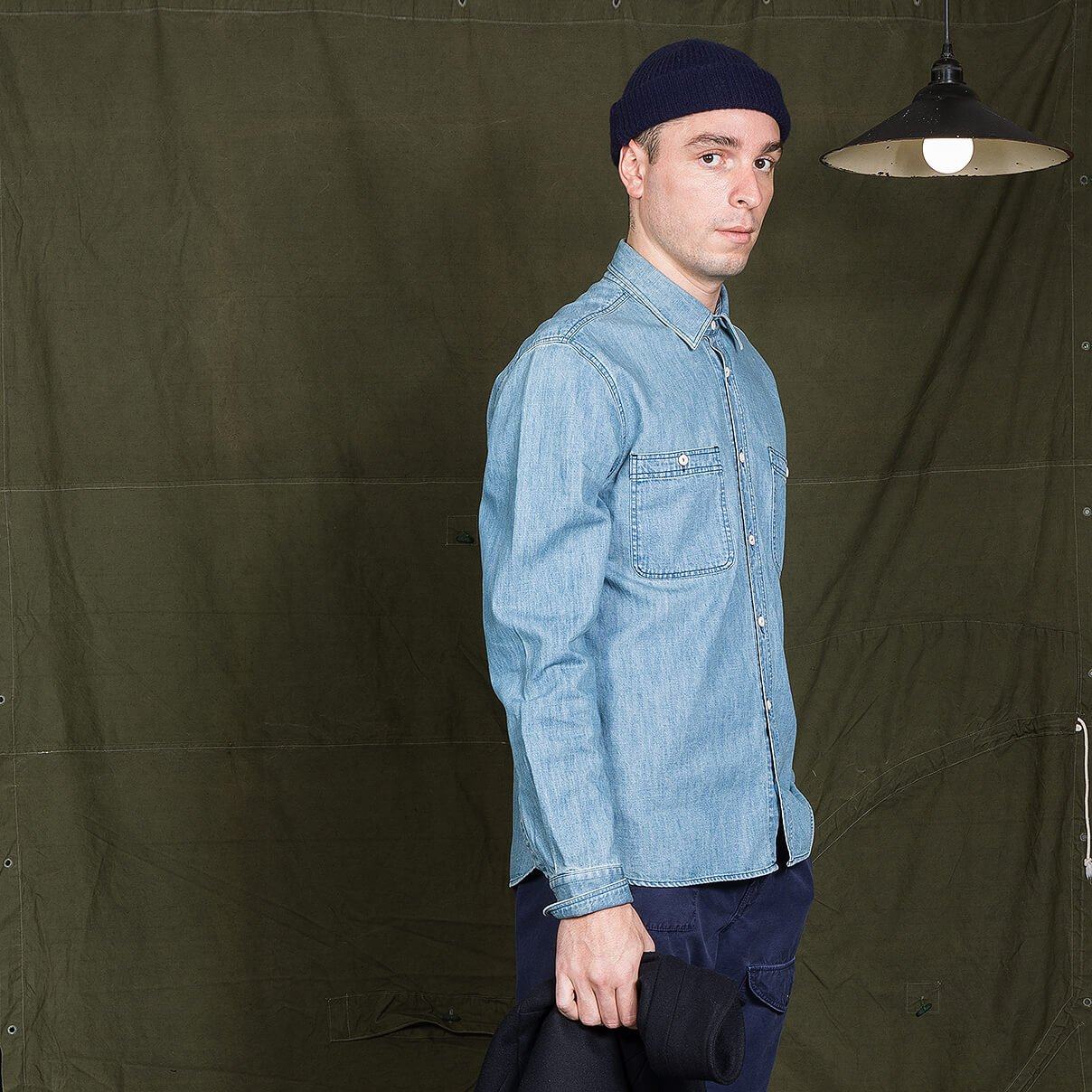 Workshirt Denim Vintage - Champ de Manoeuvres 